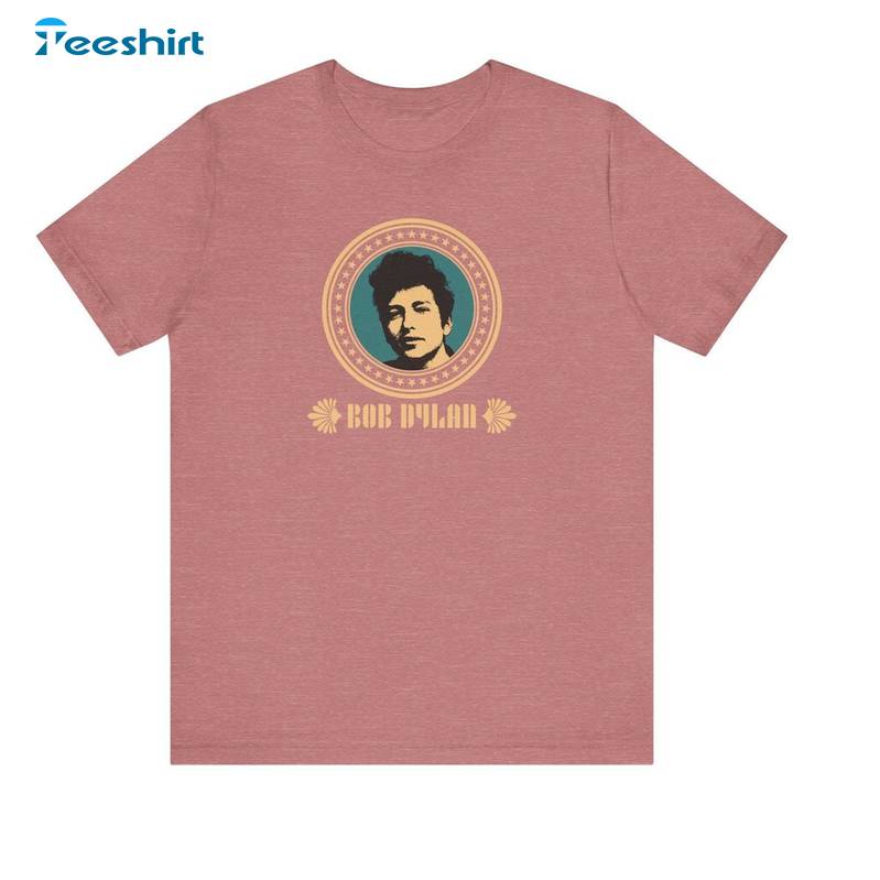 Bob Dylan Comfort Shirt, Psych Folk Inspirational Unisex Hoodie Short Sleeve