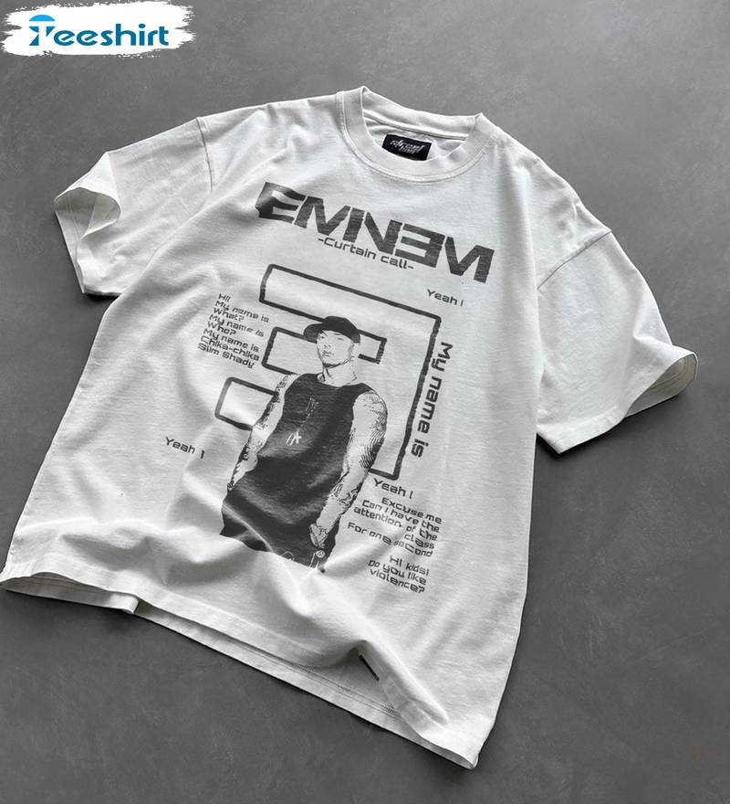 Must Have The Eminem Show Shirt, Comfort Detroit Short Sleeve Crewneck