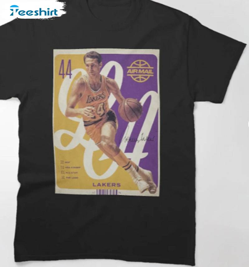 Fantastic Long Live The Logo Long Sleeve , Groovy Jerry West Shirt Short Sleeve