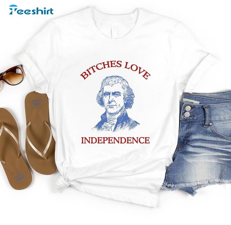 Funny 4th Of July Unisex Hoodie, Groovy Bitches Love Independence Shirt Tank Top