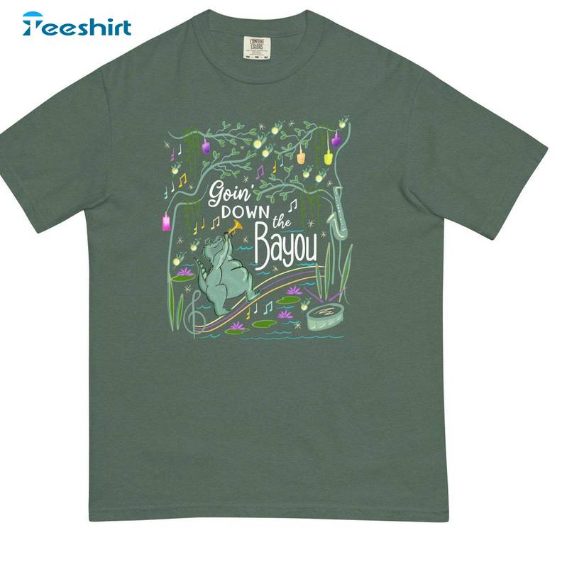 Bayou Adventure Comfort Colors T Shirt, Trendy Disney Shirt Long Sleeve