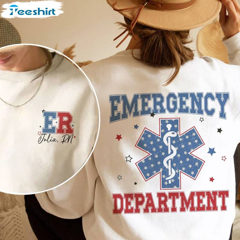 Neutral Emergency Department 4th Of July Shirt, Limited Independence Day Tee Tops Sweater