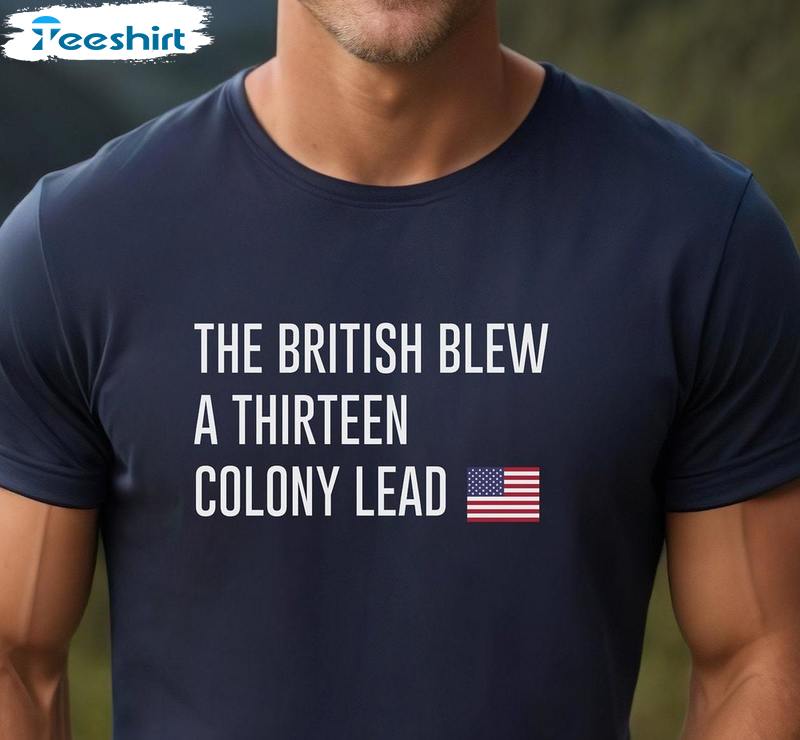 British Blew 13 Colony Lead Limited Shirt, Unique Baseball Long Sleeve Tee Tops