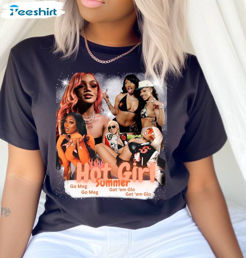 Hot Girl Summer Tour Comfort Short Sleeve , Megan Thee Stallion Shirt Long Sleeve