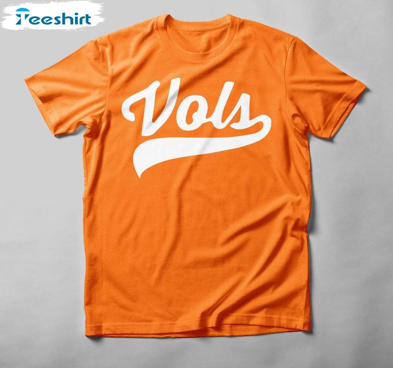 Trendy Tennessee Vols Shirt, Awesome Tennessee Vols Baseball Unisex Hoodie Short Sleeve