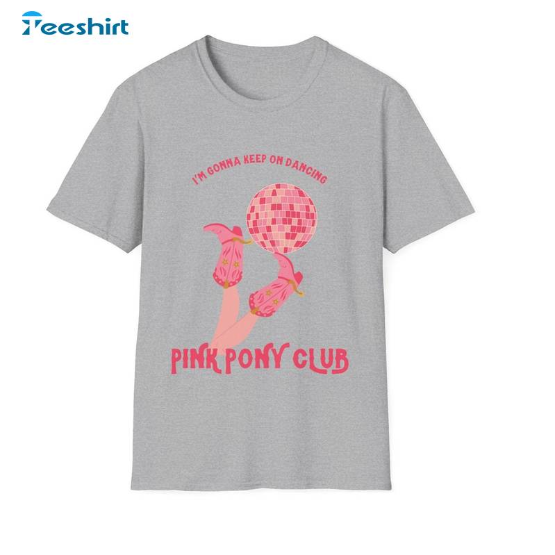 Groovy Pink Pony Club Shirt, Awesome Chappel Roan Crewneck Long Sleeve