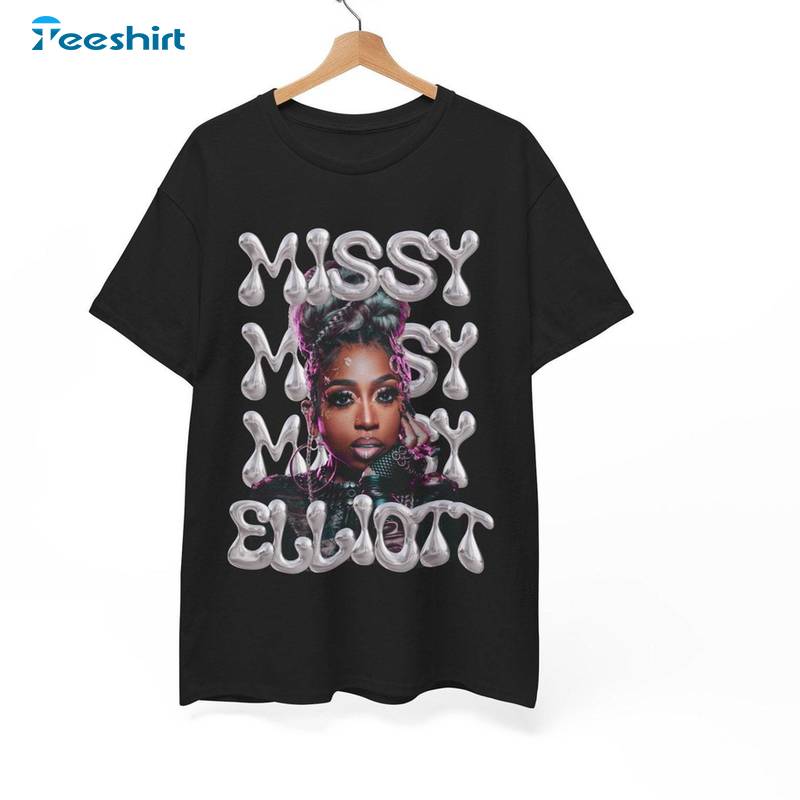 Awesome Missy Elliott Shirt, Must Have Unisex Hoodie Short Sleeve Gift For Fan