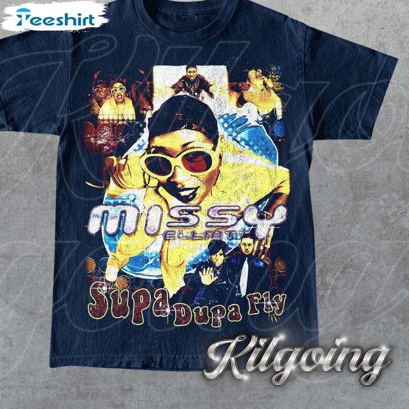 Unique Missy Elliott Shirt, New Rare Crewneck Tee Tops Gift For Fan