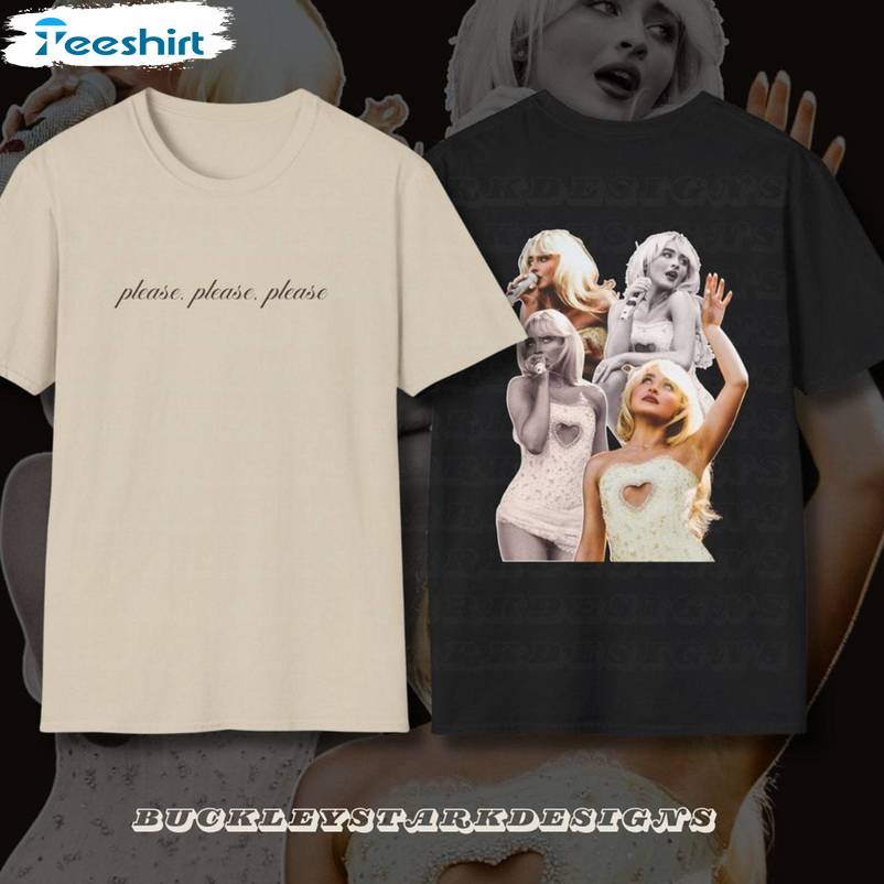 Limited Please Please Please Sabrina Carpenter Shirt, Short Sleeve Long Sleeve Gift For Fan