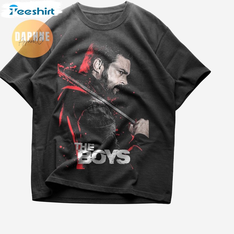 The Boys Cool Design Shirt, Groovy Billy Butcher Crewneck Long Sleeve