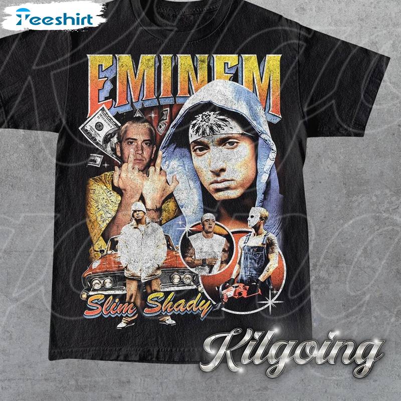 Slim Shady Vintage T Shirt, Creative The Eminem Show Shirt Unisex Hoodie