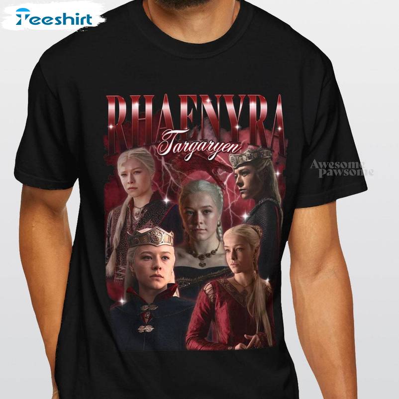 Vintage Rhaenyra Targaryen Shirt, Must Have Targaryen Unisex Hoodie Crewneck