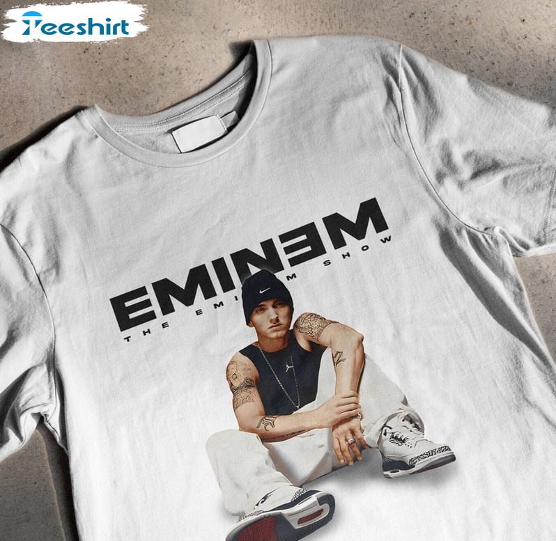 The Eminem Show Cool Design Shirt, Must Have Vibe 90s Rap Crewneck Long Sleeve