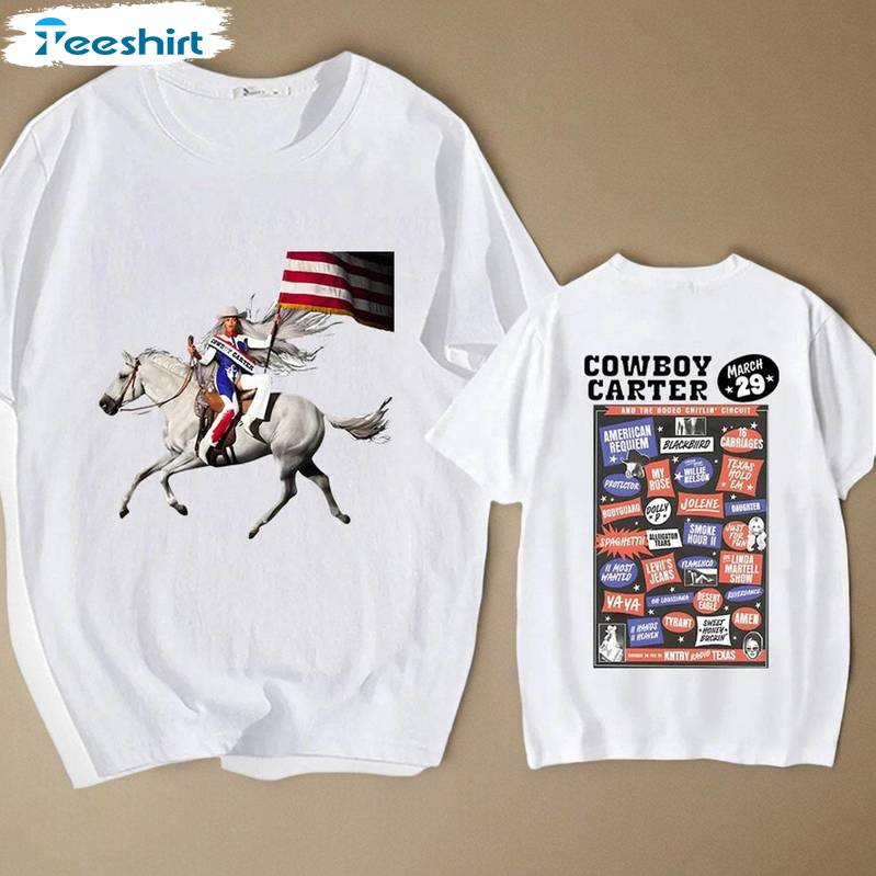 Cowboy Carter Comfort Shirt, Beyhive Exclusive Cool Design Crewneck Long Sleeve