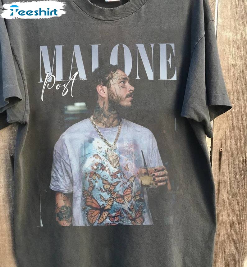 Austin Album Inspirational Short Sleeve , Trendy Post Malone Tour Shirt Long Sleeve