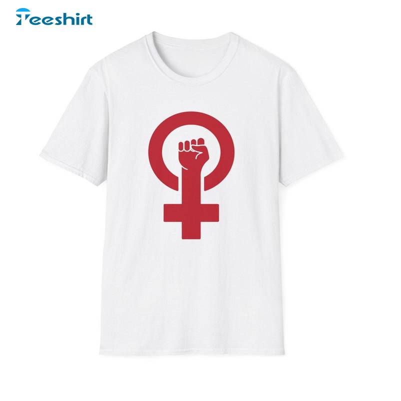 Groovy Feminist Symbol Sweatshirt ,Must Have Equality Feminist Tee Tops Sweater