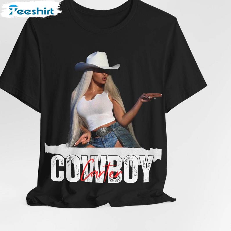 Cowboy Carter Inspirational Shirt, Modern Cowboy Short Sleeve Long Sleeve