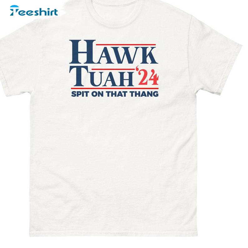 Vintage Hawk Tuah Spit On That Thang Shirt, Hawk Tuah '24 Long Sleeve Sweater