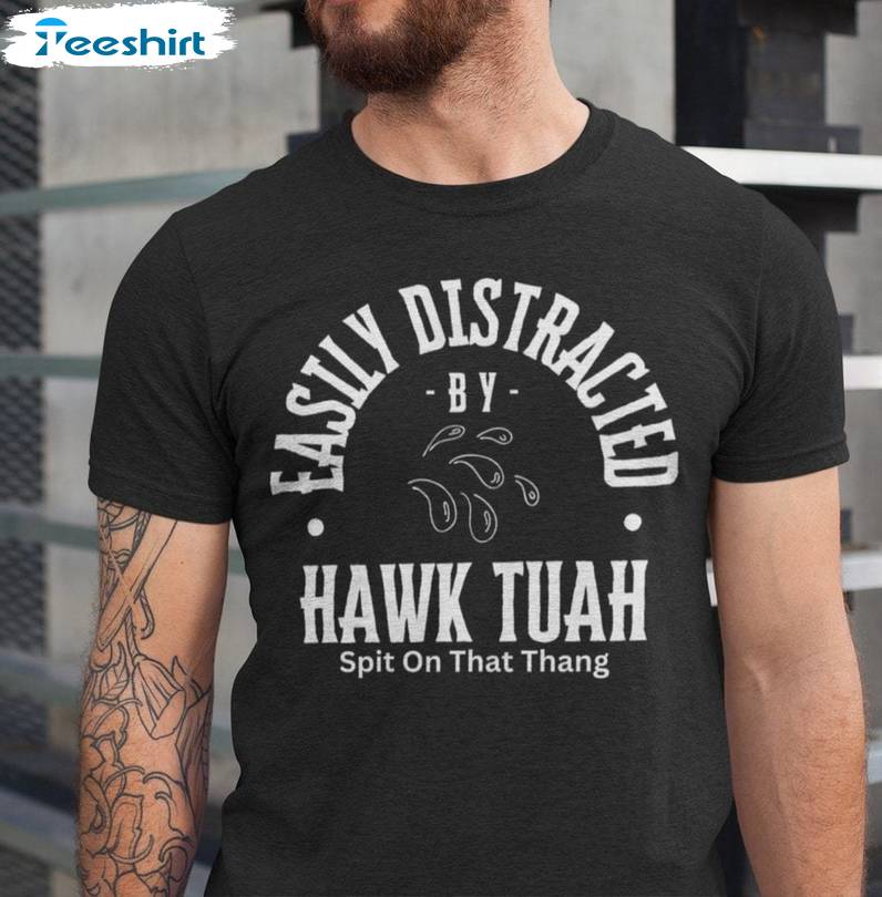 Viral Video Fun And Bold Statement Long Sleeve , Hawk Tuah Spit On That Thang Shirt Tank Top