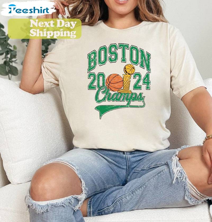 Boston Basketball Champions 2024 T Shirt, Creative Boston Celtics Shirt Tank Top