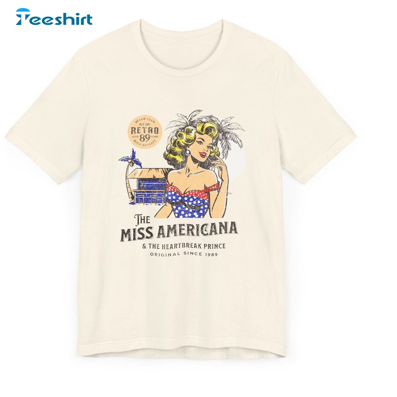 Limited Miss Americana Shirt, Eras Tour Merch Lover Swiftie Long Sleeve Tee Tops