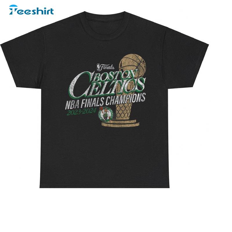 Cool Design Boston Celtics Shirt, Nba Finals Champions Vintage Crewneck Long Sleeve