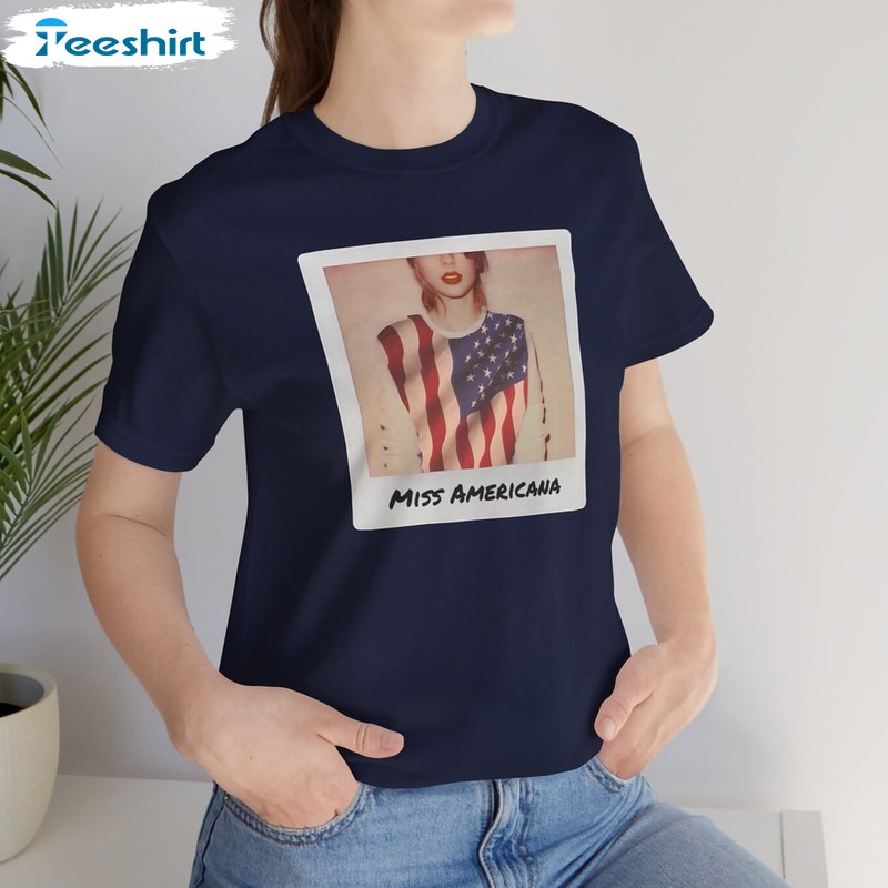 Cool Design Swiftie Sweatshirt , New Rare Miss Americana Shirt Long Sleeve