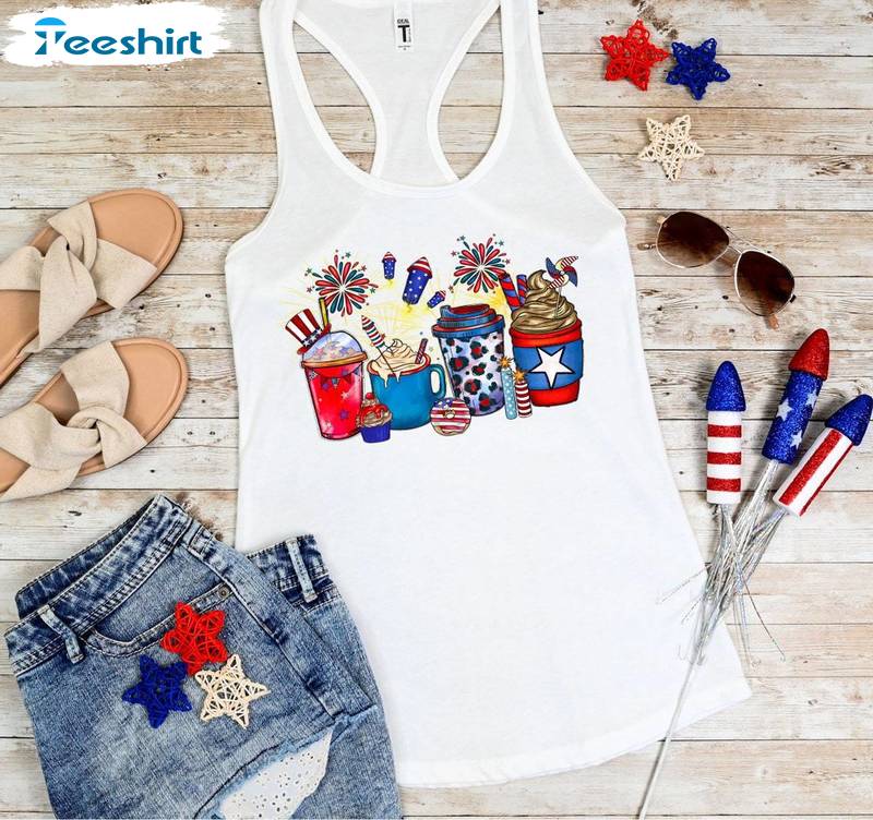 4th Of July Tank Top , Neutral Obsessive Cup Disorder 4th Of July Shirt Sweater