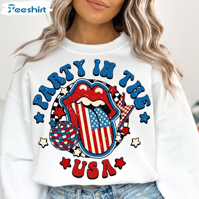 Awesome Fourth Of July Unisex Hoodie, Cool Design Party In The Usa Shirt Tee Tops