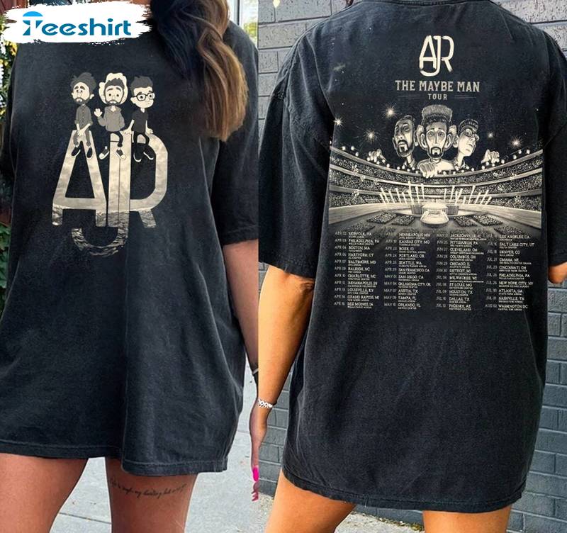 Ajr The Maybe Man Tour 2024 Tee Tops , Fantastic Ajr Band Shirt Unisex Hoodie