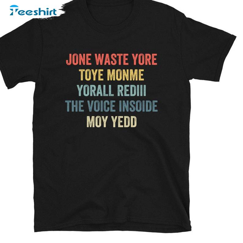 Don't Waste Your Time On Me Funny Shirt, Trendy Jone Waste Short Sleeve Crewneck