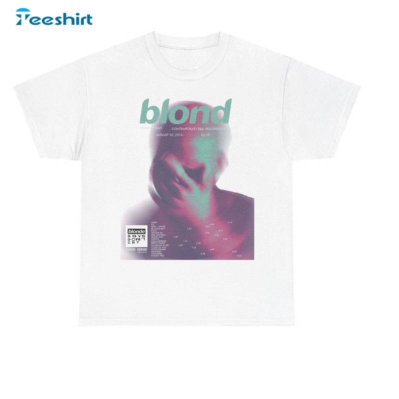 Trendy Blond Album Short Sleeve , Creative Frank Ocean Blond Shirt Long Sleeve