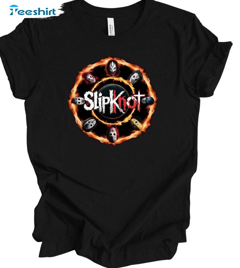 Slipknot Band T Shirt, Trendy Slipknot Heavy Metal Rock Shirt Long Sleeve