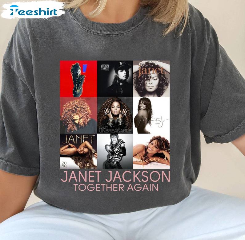 Janet Jackson Together Again Tour T Shirt , Unique Janet Jackson Tour Shirt Sweater