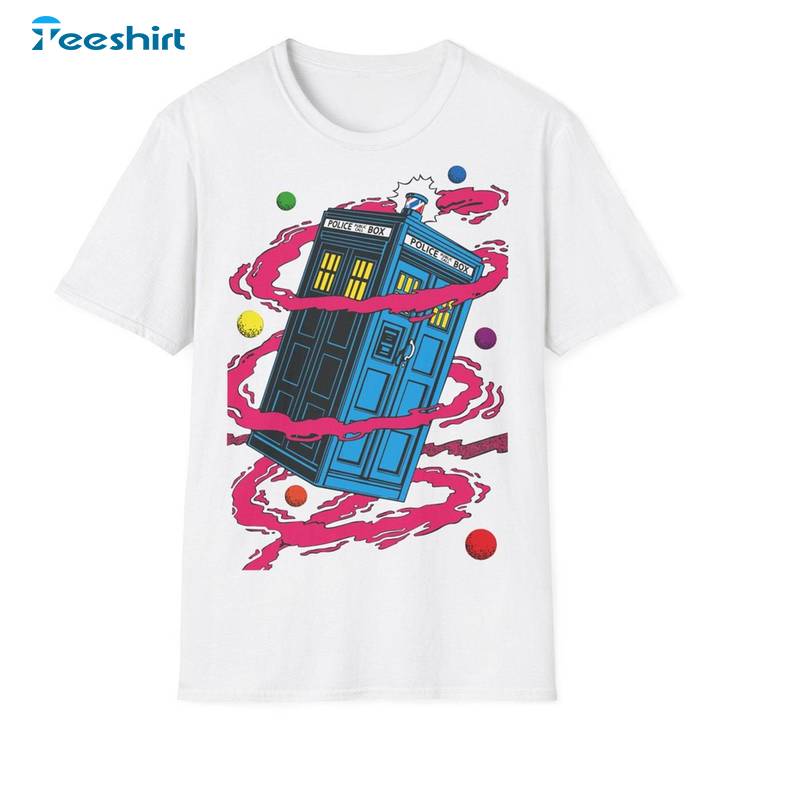 Unique Doctor Who Tardis Comic Unisex T Shirt , Limited Long Sleeve Tee Tops Introvert Gift