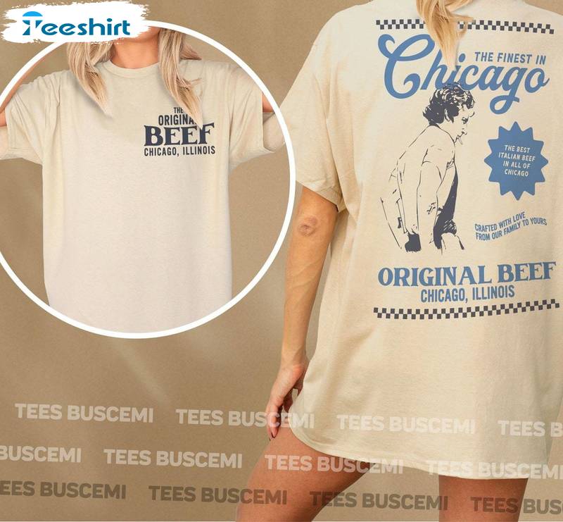 Jeremy Allen White Original Beef Sweatshirt , Unique The Bear Tv Show Shirt Short Sleeve