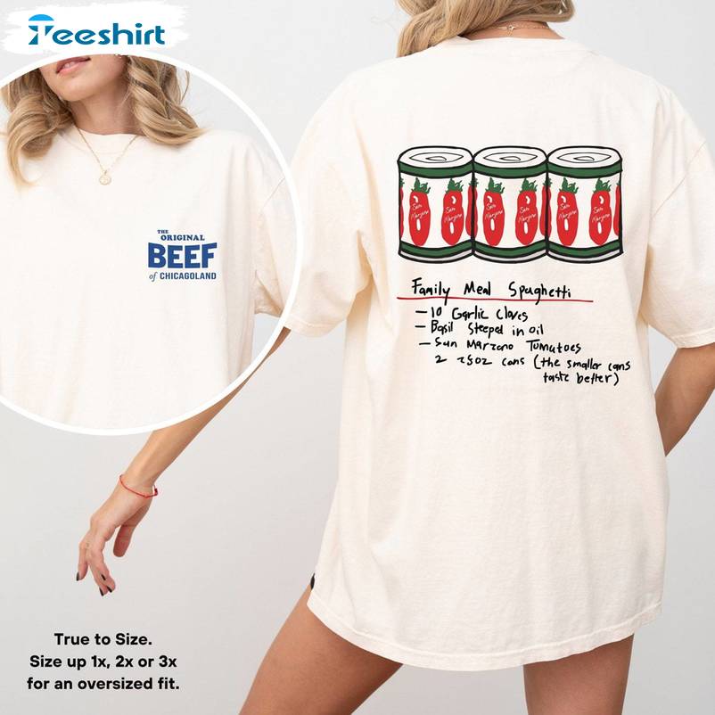 Cool Design The Bear Tv Show Shirt, The Original Beef Of Chicagoland Crewneck Long Sleeve