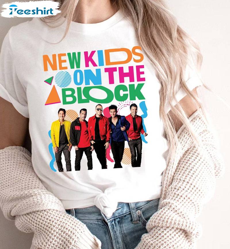 New Kids On The Block Cool Design Shirt, Must Have Short Sleeve Crewneck Gift For Fan