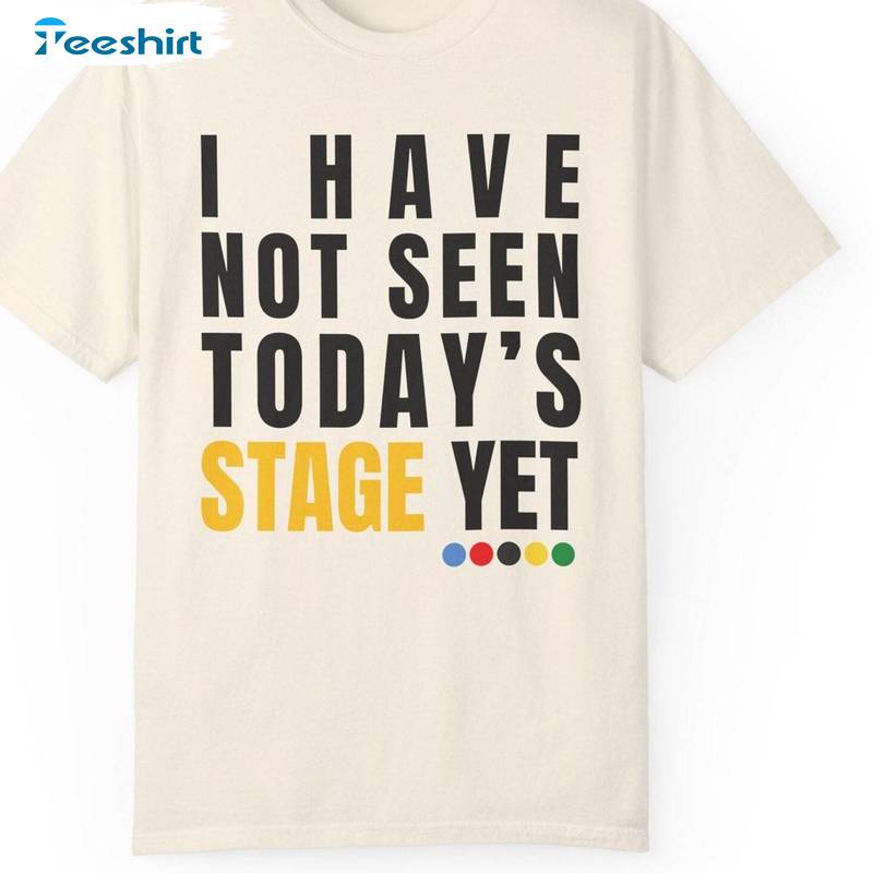 Comfort Tour De France Shirt, Champ Stripes I Have Not Seen Today Stage T Shirt Long Sleeve