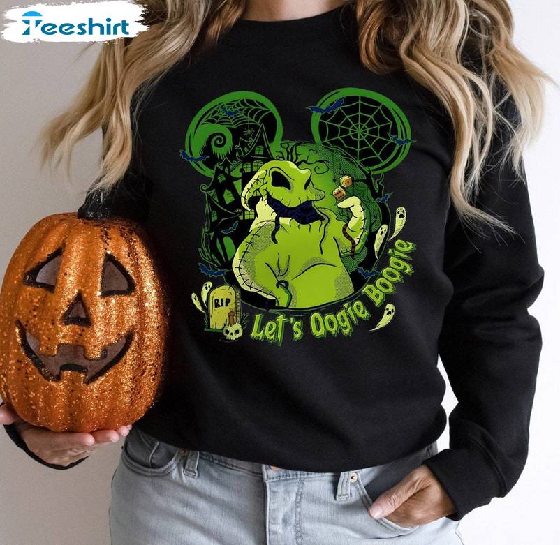 Cool Design Oogie Boogie Shirt, Halloween Trip Short Sleeve Crewneck