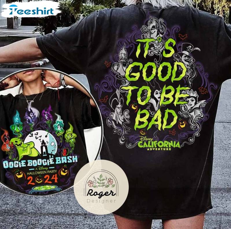 New Rare Oogie Boogie Shirt, Must Have Disney Villains Crewneck Tee Tops