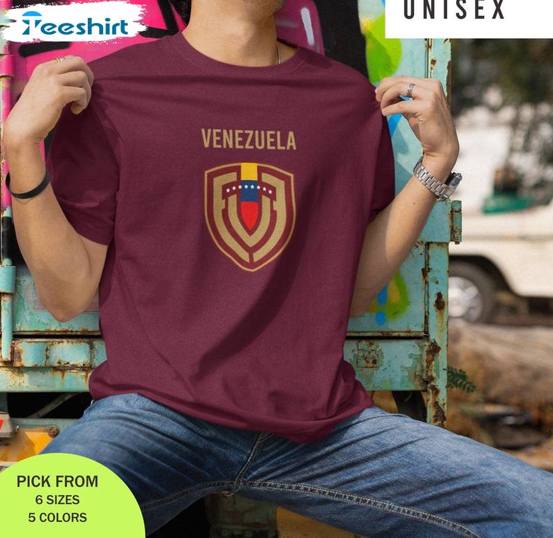 Mango Tango Fe Limited Shirt, Trendy Venezuela Soccer Team Crewneck Long Sleeve