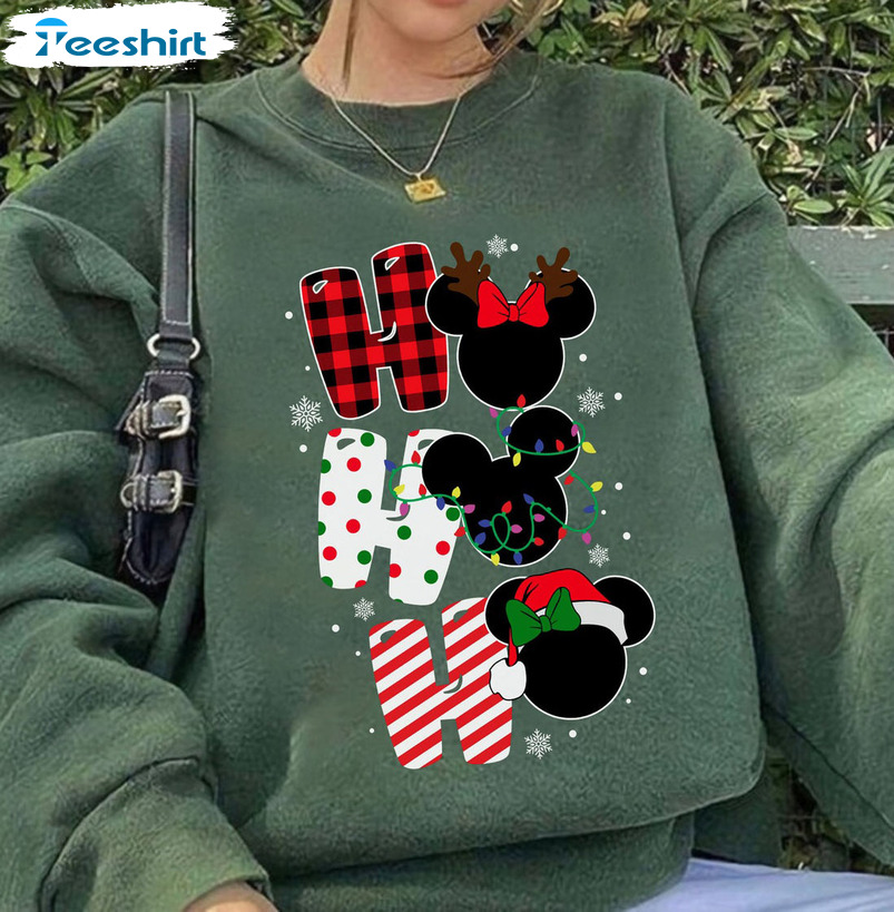 Ho Ho Ho Disney Christmas Trendy Sweatshirt Unisex Hoodie