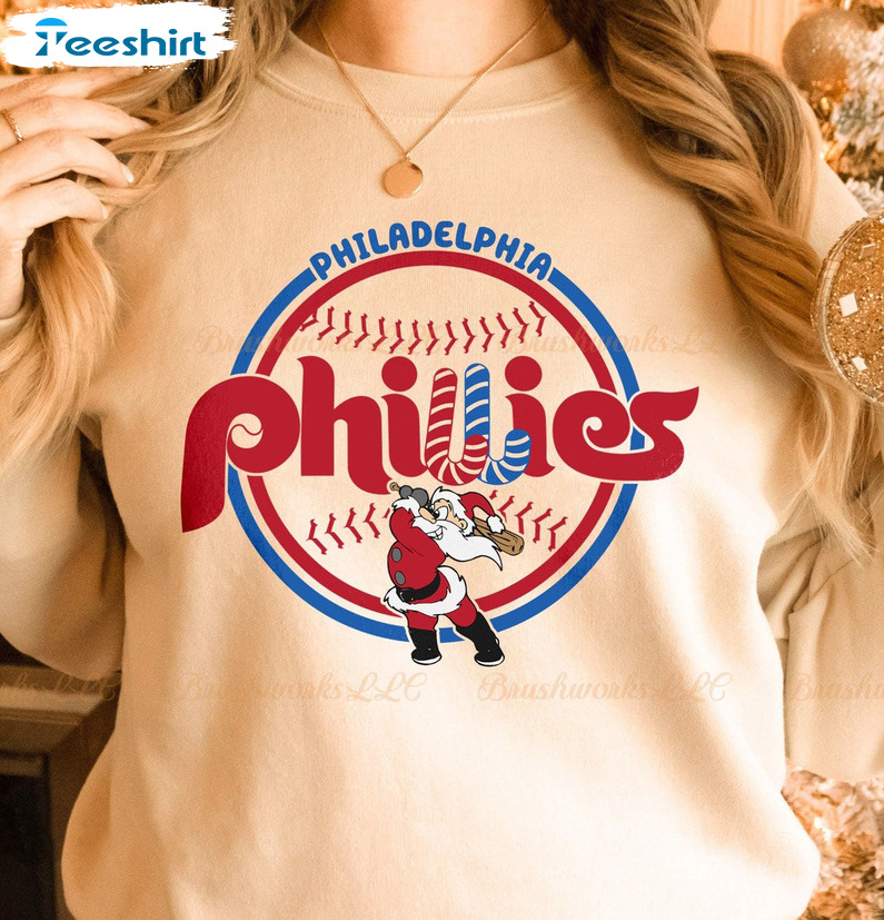 Philadelphia Phillies Shirt - Phillies Christmas Sweatshirt Crewneck 