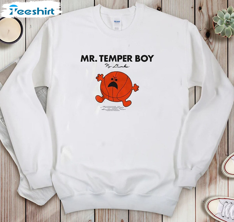 Mr Temper Boy Shirt - Klay Thompson No Dunks Unisex Hoodie Sweatshirt