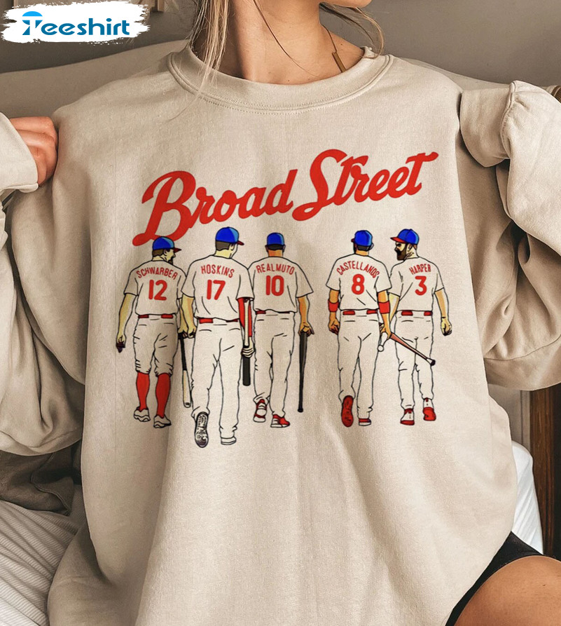 Broad Street Bombers 1 - White - Phillies - T-Shirt