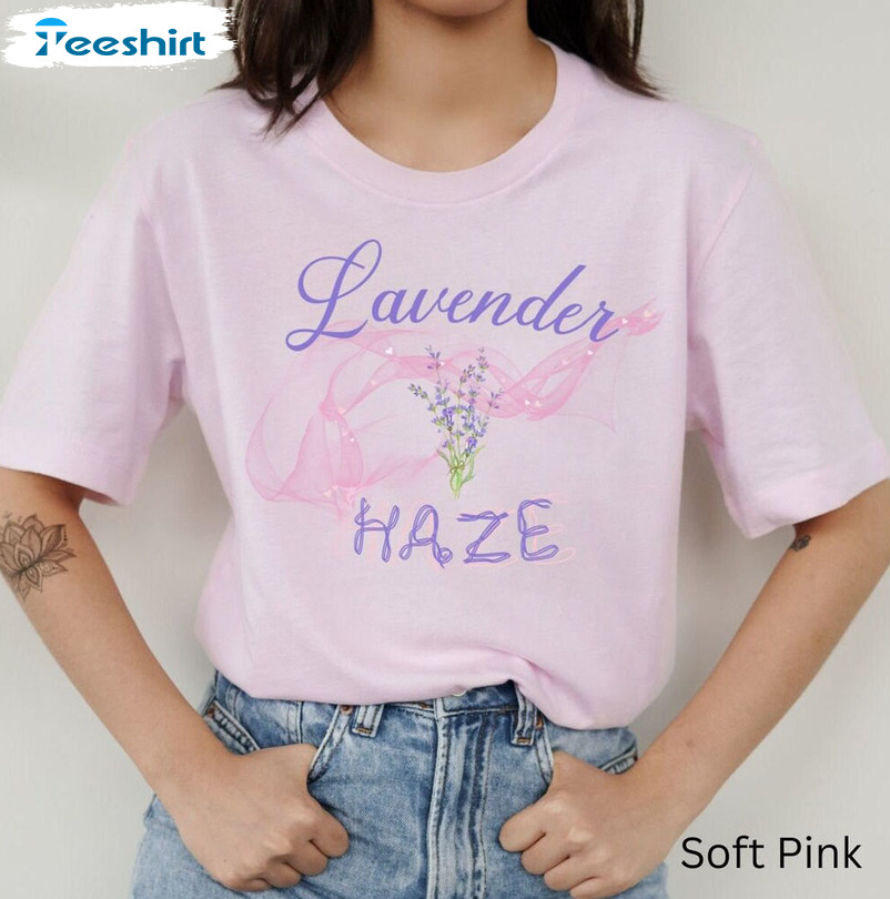 Lavender Haze Shirt - Midnights Album Sweatshirt Short Sleeve