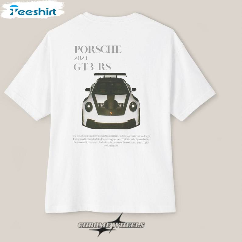 Porsche 911 Cool Design T Shirt, Limited Original Art Car Crewneck Long Sleeve