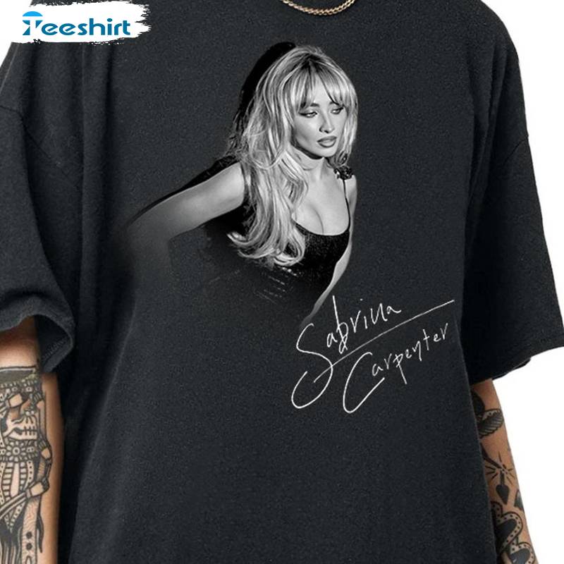 Sabrina World Tour Unisex Hoodie, Unique Sabrina Carpenter Shirt Long Sleeve