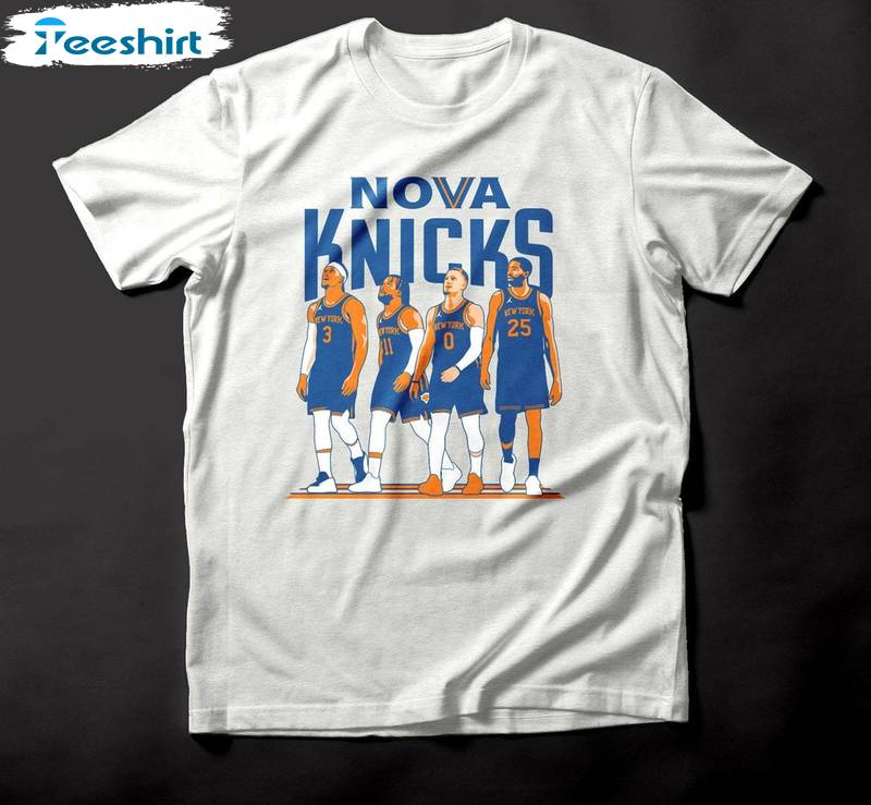 Nova Knicks Cool Design Shirt, New Rare Short Sleeve Crewneck Comfort Matching Family